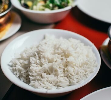 nutrition facts white rice